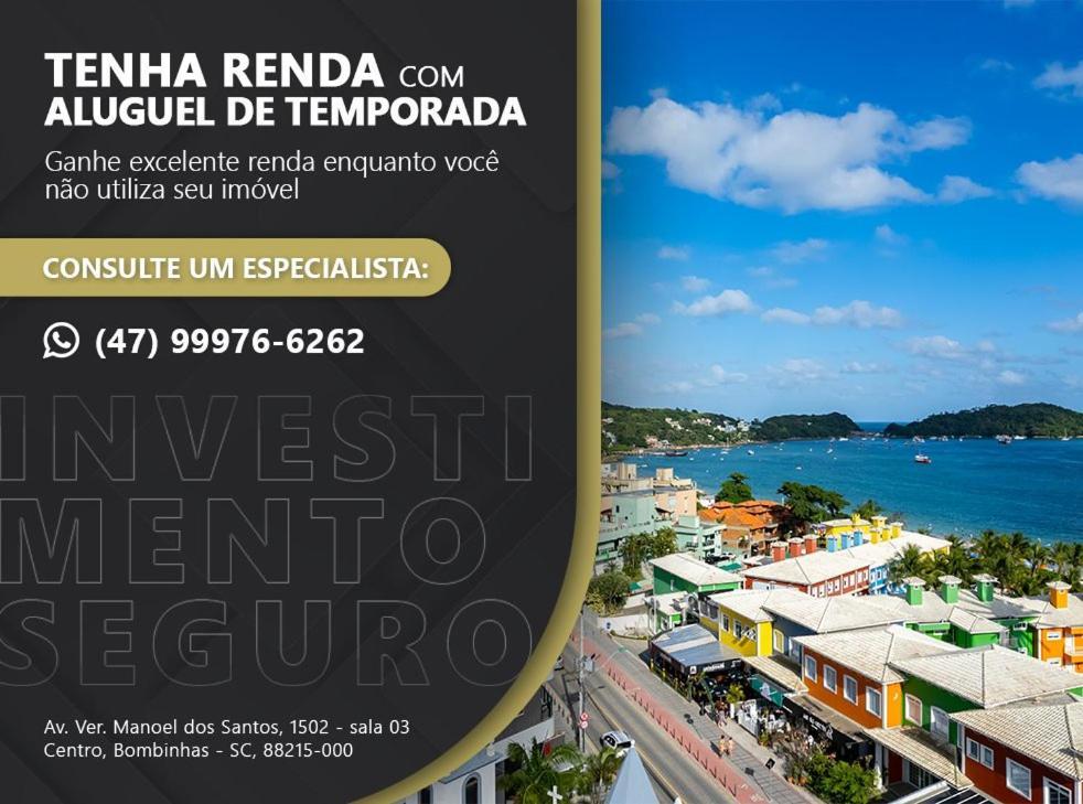 Varandas Do Atlantico: Beachfront Condo Comfort Bombinhas Exterior photo